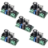 5pcs AC/DC Step Down Buck Converter - AC 5-30V DC 5-48V 24V 36V 48V to DC 2.5-35V 12V Adjustable Voltage Regulator Power Supply Board LM2596HV 2A Volt Converter Module