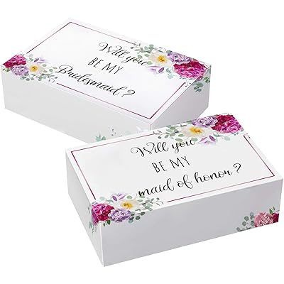 Gemich Bridesmaids Proposal Box Maid of Honor Liberia Ubuy