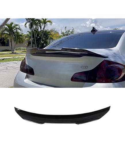 Gloss Black Duckbill Roof Spoiler For 2007-2015 Infiniti G37 G35 Q40 Sedan