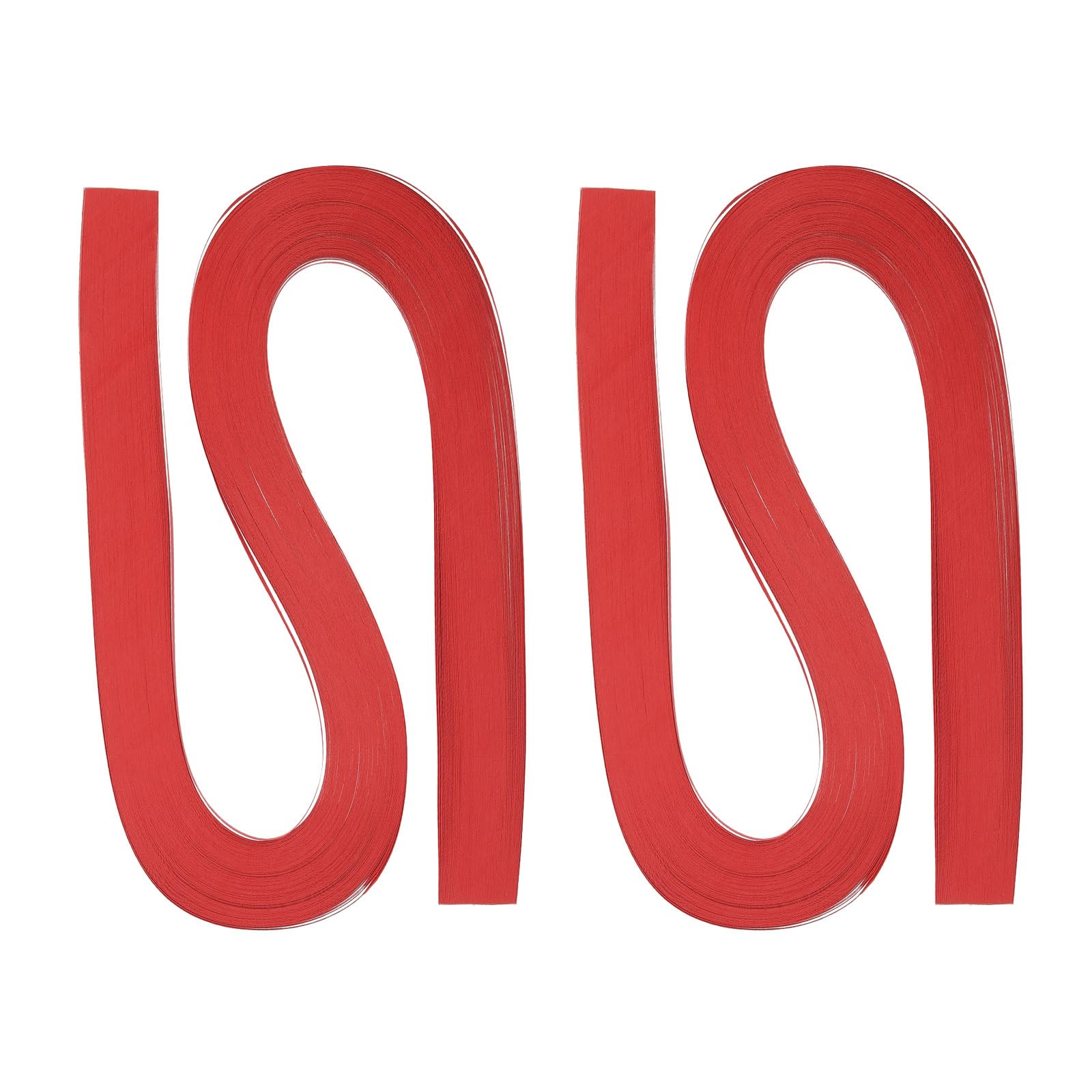 PATIKIL 240pcs Quilling Strips Paper 3mm(1/8") 54cm Origami Paper Quilling Strip for Art DIY Hand Craft Christmas, Bright Red