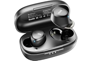 TOZO A1 Mini Wireless Earbuds Bluetooth 5.3 in Ear Light-Weight Headphones Built-in Microphone, IPX5 Waterproof, Immersive Pr