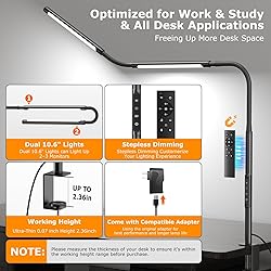 LED Desk Lamp for Home Office, Eye-Caring Desk