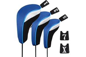 Andux Golf 460cc Driver Fairway Wood Club Head Covers 3pcs/Set