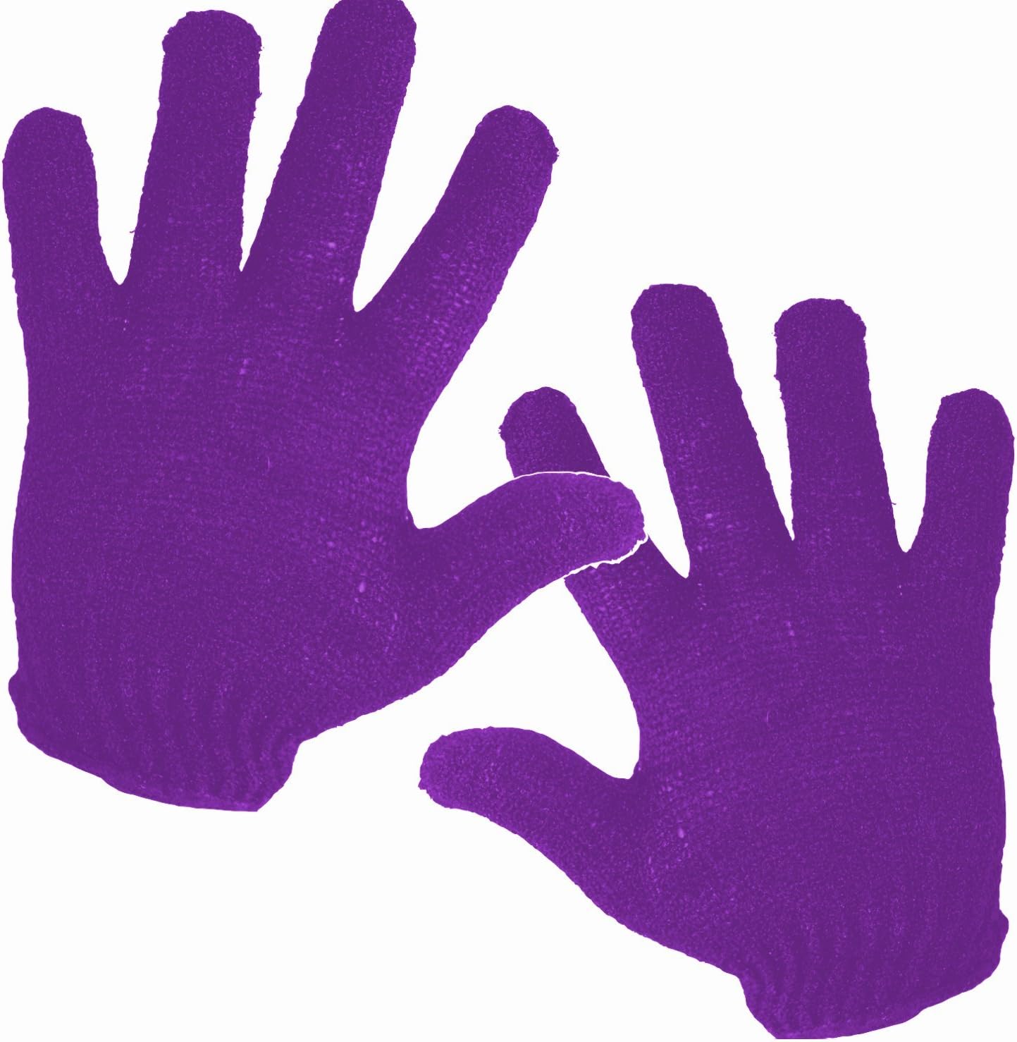 (Pair) 2 X MyProStyler PURPLE THERMAL Heat Resistant Glove Use For Hair Styling Tools