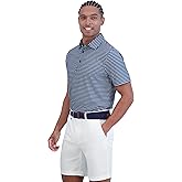 Ben Sherman Men's Performance Golf Shirts– Stretch, Extra Soft Fabric, Moisture-Wicking, Odor Resistant, Navy, X-Large