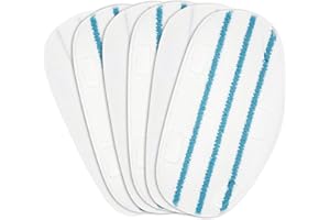 LAUKOWIND 6 Pack Pur Steam Mop Pads – Compatible for PurSteam ThermaPro 211 Steam Mop and 10-in-1 High-Quality Microfiber Pads for Cleaner Floors,Replacement Steam Mop Pads – Washable and Reusable