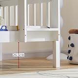 Vida Designs Milan Bunk Bed Complete White No Mattress view 5