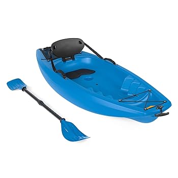 Best Choice Products Sports 6' Kids Kayak with Paddle and Backrest- Blue
