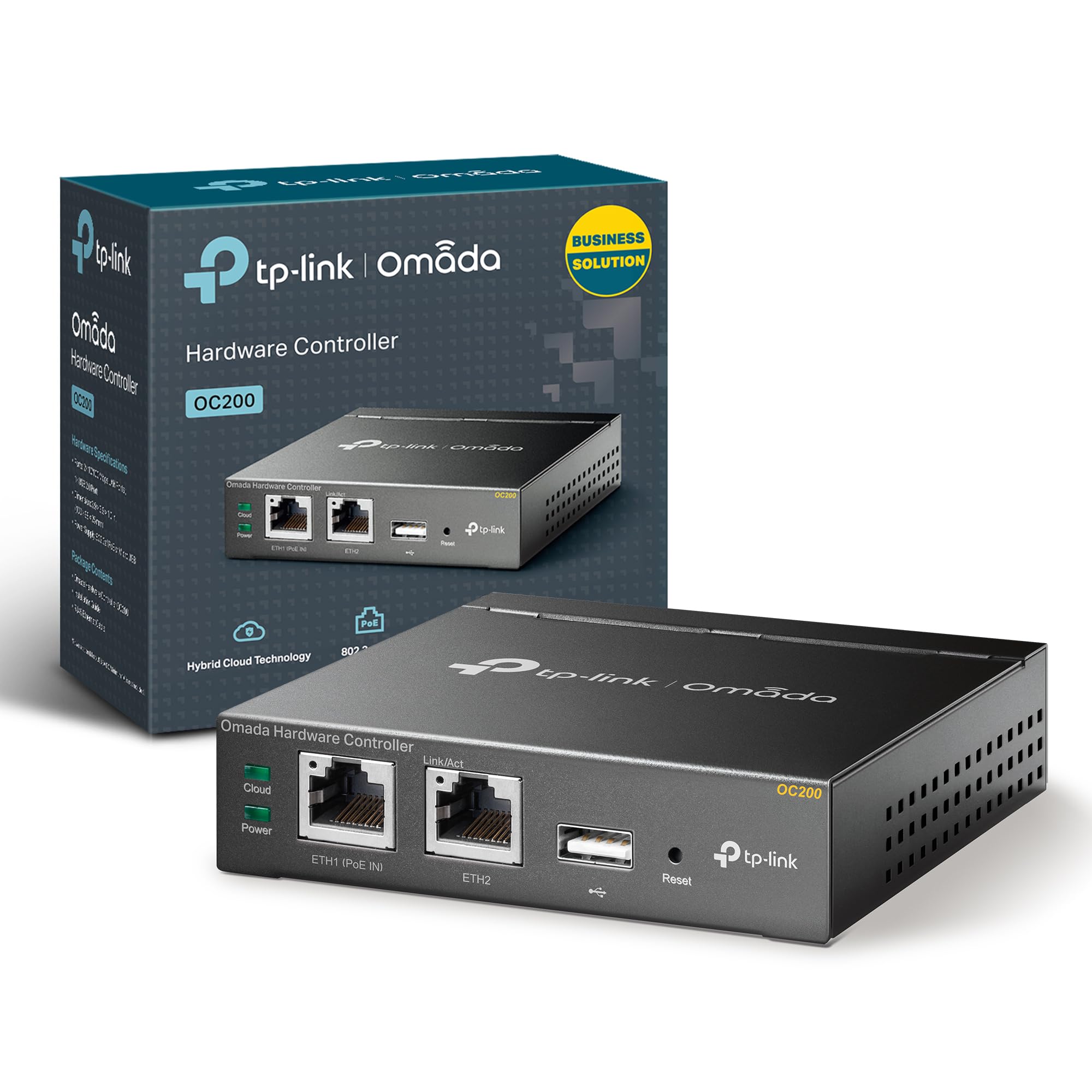TP-Link OC200 Omada Hardware Controller, SDN Integrated, PoE Powered, Manage Up to 100 Devices, Easy & Intelligent Network Monitor & Maintenance, Cloud Access & Omada App — image 1