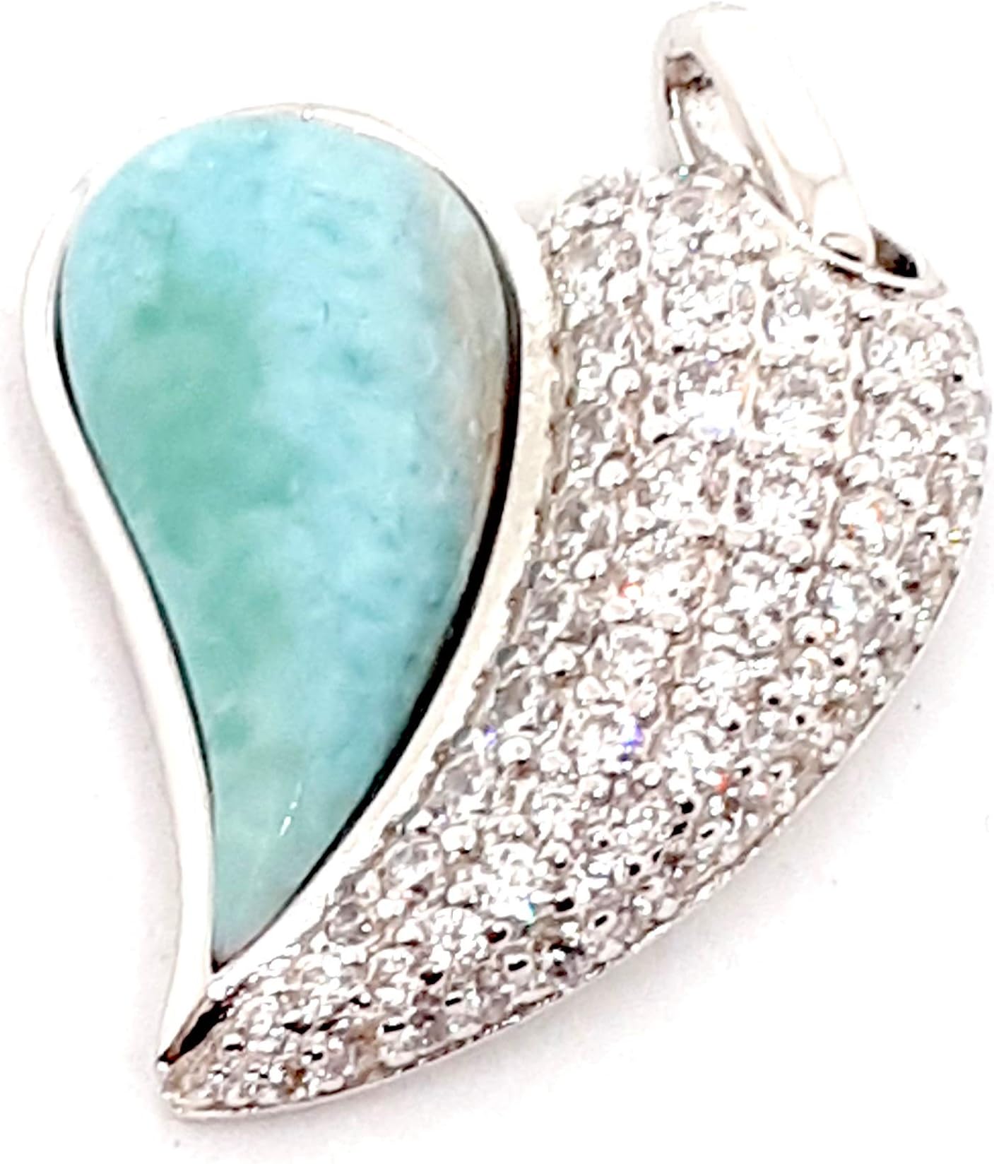 Larimar Heart of the Atlantis Pendant
