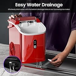 Kismile Nugget Ice Makers Countertop, Portable