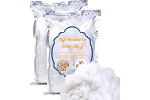 MORFEN 300g/5.3oz Polyfill Stuffing, Poly Filling Stuffing, Stuffing for Stuffed Animals, Premium Polyfill Stuffing for Crochet, Resilience Fiber Fill, Stuffing for Crafts Crochet DIY
