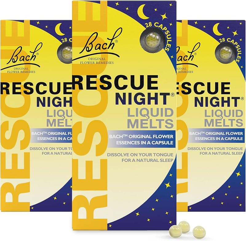 Rescue Brand Rescue Night Liquid Melts 3 Pack 84 Capsules Sleep Aid