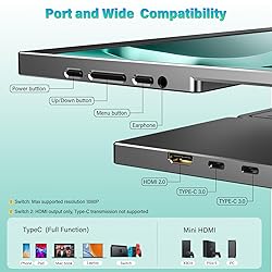 InnoView Portable Monitor 16" 2K 120Hz Built-in