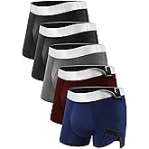 TIICHOO Mens Incontinence Underwear Washable Tear Away Leak Proof Underwear 5 Pack