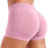 YEOREO Women Workout Booty Shorts Low Rise 2.5" Impact Scrunch Lifting Biker Gym Hot Shorts Spandex for Yoga Running