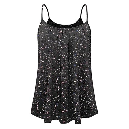 VEMOW 2018 Damenbekleidung Oberteile T-Shirt Sommer Gedruckt Ärmellos Rot Schwarz Weiß Blau Große Größe Weste Bluse Tanktops 