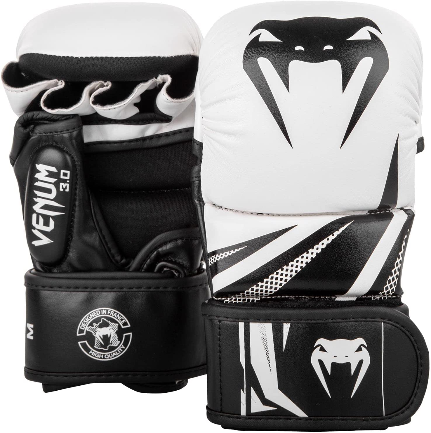 Venum, Challenger 3.0 Sparring Gloves, Unisex Adult, S, White/Black