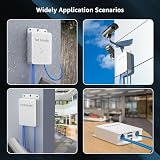YuanLey PoE Extender 1x4 Gigabit 802.3af/at/bt IP66 Waterproof VLAN Extender view 7
