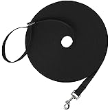 Hi Kiss Dog/Puppy Obedience Recall Training Agility Lead - 15ft 20ft 30ft 50ft 100ft Training Leash - Great for Play, Camping