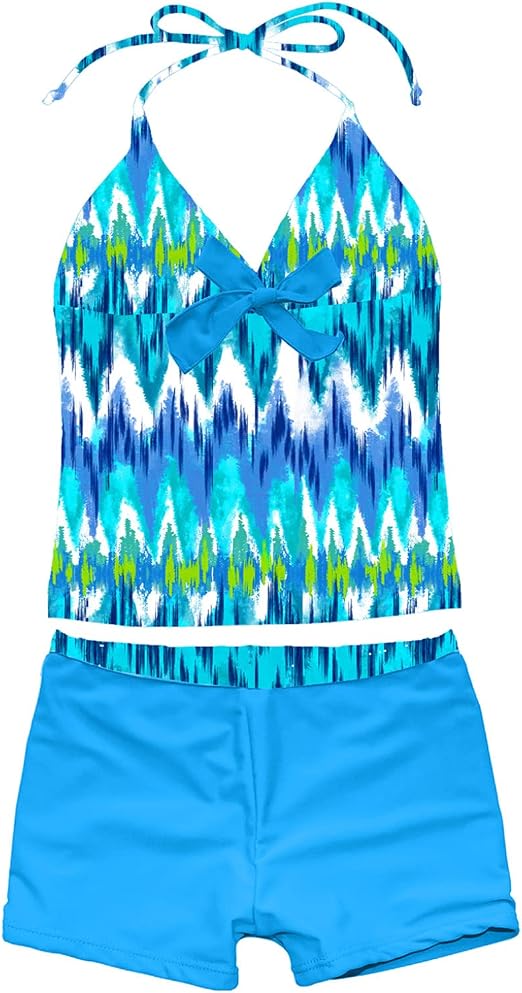 Short De Bain Fille - Maillot De Bain Élastique Uni Pour Plage Et Piscine (3-14 Ans) - 85% Polyester, 15% Élasthanne