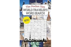 The Pocket Size World Traveler's Word Search Puzzle Book: Word Searches about Traveling, Cities and Landmarks | 4x6 inches, M
