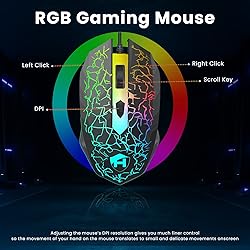 Dell Gaming OptiPlex Desktop RGB Computer PC, Intel