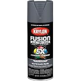 Krylon Fusion All-In One 12 Oz. Matte Spray Paint, Dark Pearl - 1 Each