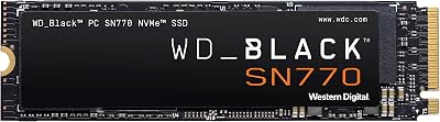 WD_BLACK SN770 2TB NVMe M.2 SSD PCIe Gen4 Gaming Solid State Drive