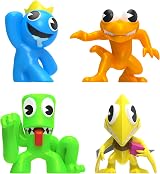 Rainbow Friends Minifigure 4-Pack Neon Finish Series 2 Brand Rainbow Friends view 2