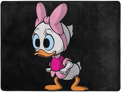 Amazon デイジーダック7 カーペット オールシーズン 暖かい ふわふわ 滑り止め付 おしゃれ かわいい 肌触りが柔らかい ラグマット 1x160x1 5cm Wcxddp ホーム キッチン