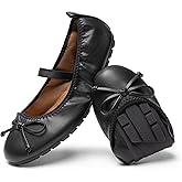 DREAM PAIRS Toddler Little Girls Ballet Flats Dress Shoes Mary Janes Ballerina Shoes
