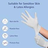 Meditrade Nitrile 3000 White Exam Gloves Size Small 100pcs Powder Free view 2