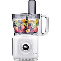 Magiccos Food Processor, 14 Cup Digital Food Chopper, With 7 Chopping Kneading Shredding Slicing and Mashing Blades,7…