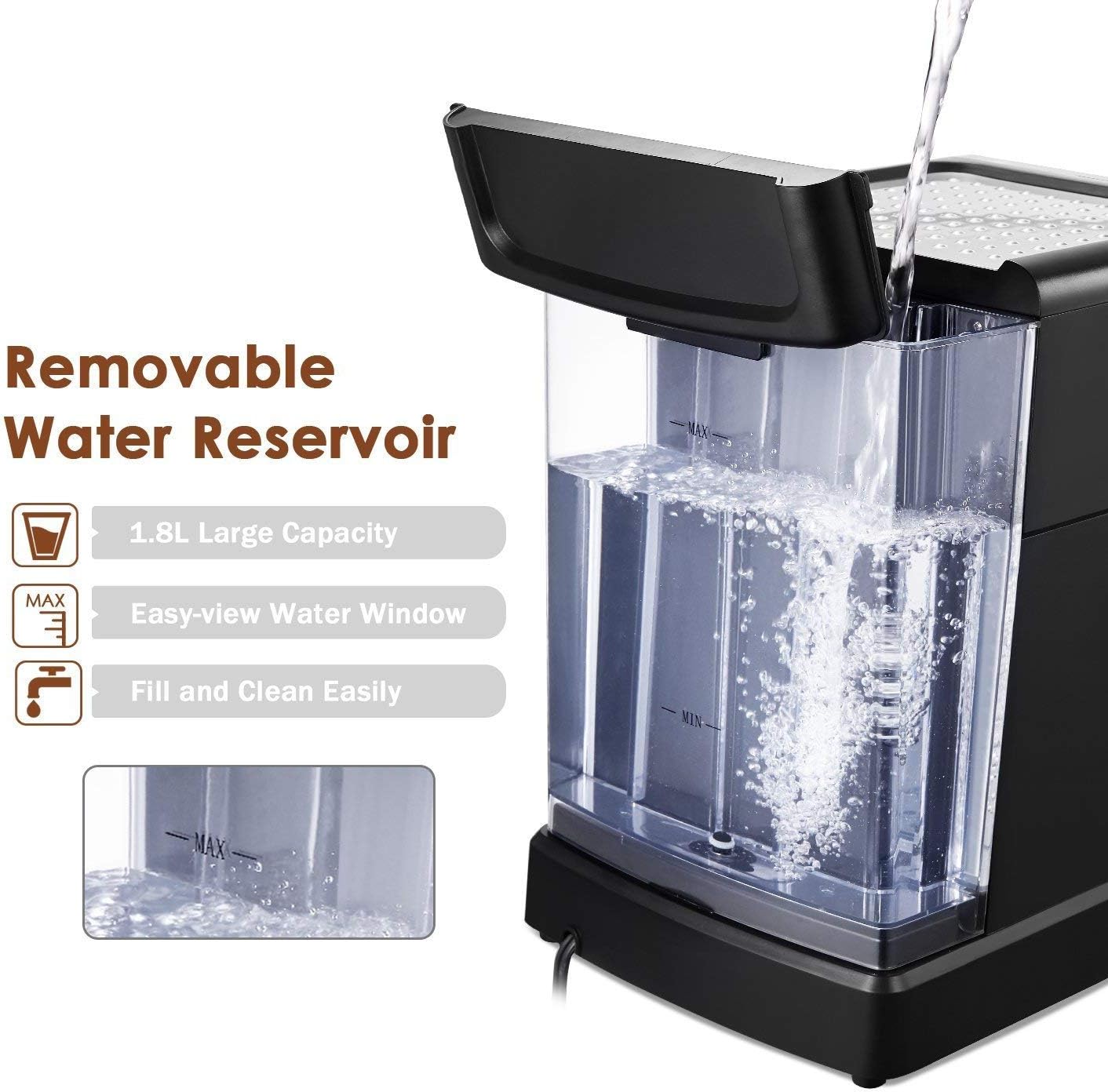 Boquilla de Espuma de Leche Profesional 2 Tazas Función Todo Acero  Inoxidable \\ Plata 1.5 L Tanque de Agua Calentamiento Rápido Cafetera  Cappuccino y Latte Aicok Cafetera Espresso 15 Bares Café y