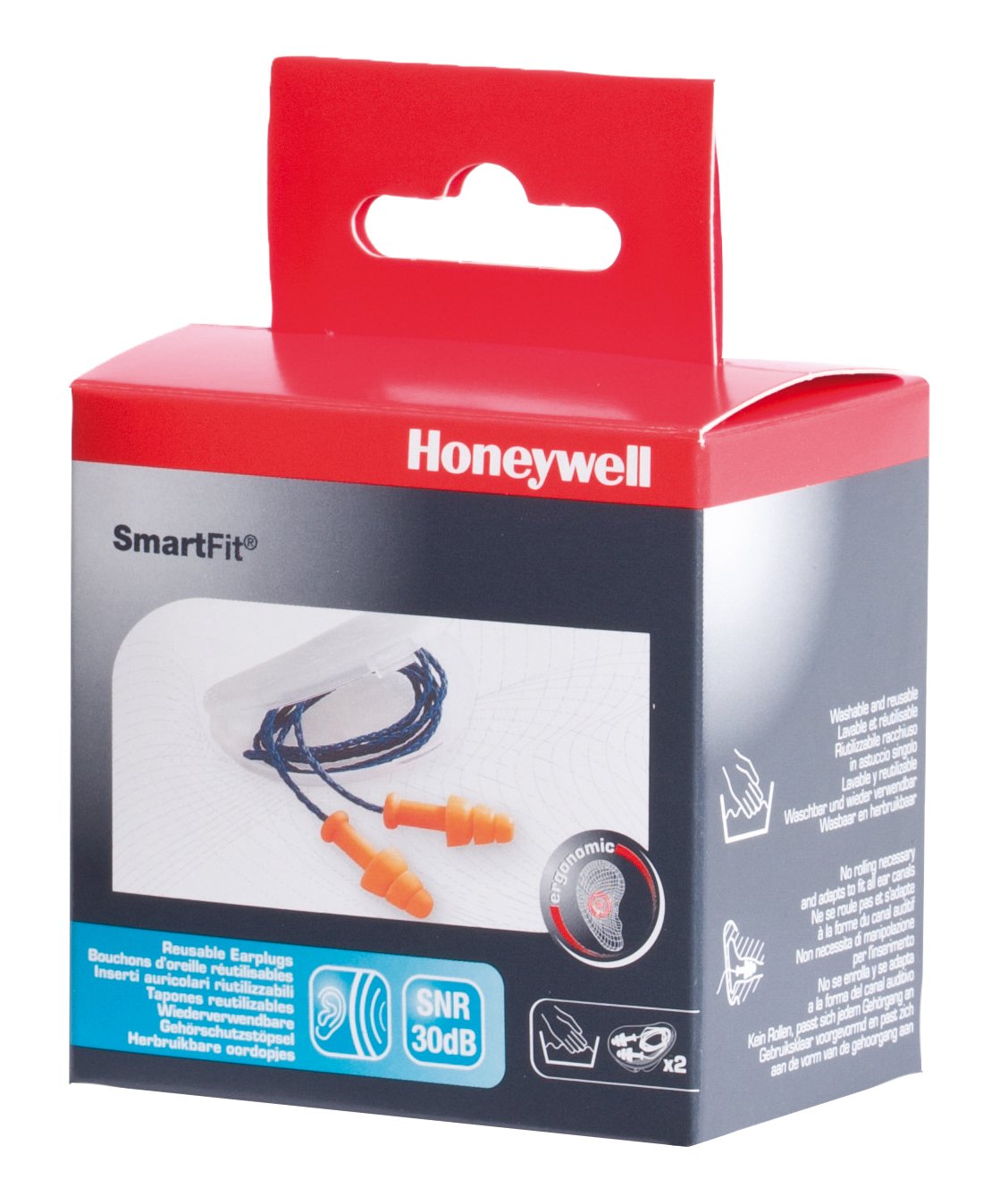 Honeywell 1030273 Smart Fit Retail Kit - Multi-Colour (Pack of 2 pairs)