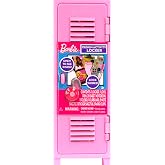 Barbie Design Activity Locker &ndash; Creative Kids Craft Set with Mini Journal, Stickers, Clipboard &amp; Working Lock, Portable Art Locker Playset Ages 3+