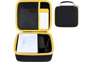 RIYADAone Hard Case Replacement for Kodak Dock Plus 4PASS / Kodak Dock Premium 4x6 Portable Instant Photo Printer (Black + Yellow Case)