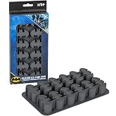 ICUP DC Comics Batman Ice Cube Tray, 12-Cavity Silicone Mold | For Ice Cubes, Candy, Chocolate, Jello, and Party Treats, Officially Licensed DC Comics Batman Kitchen and Bar Accessory