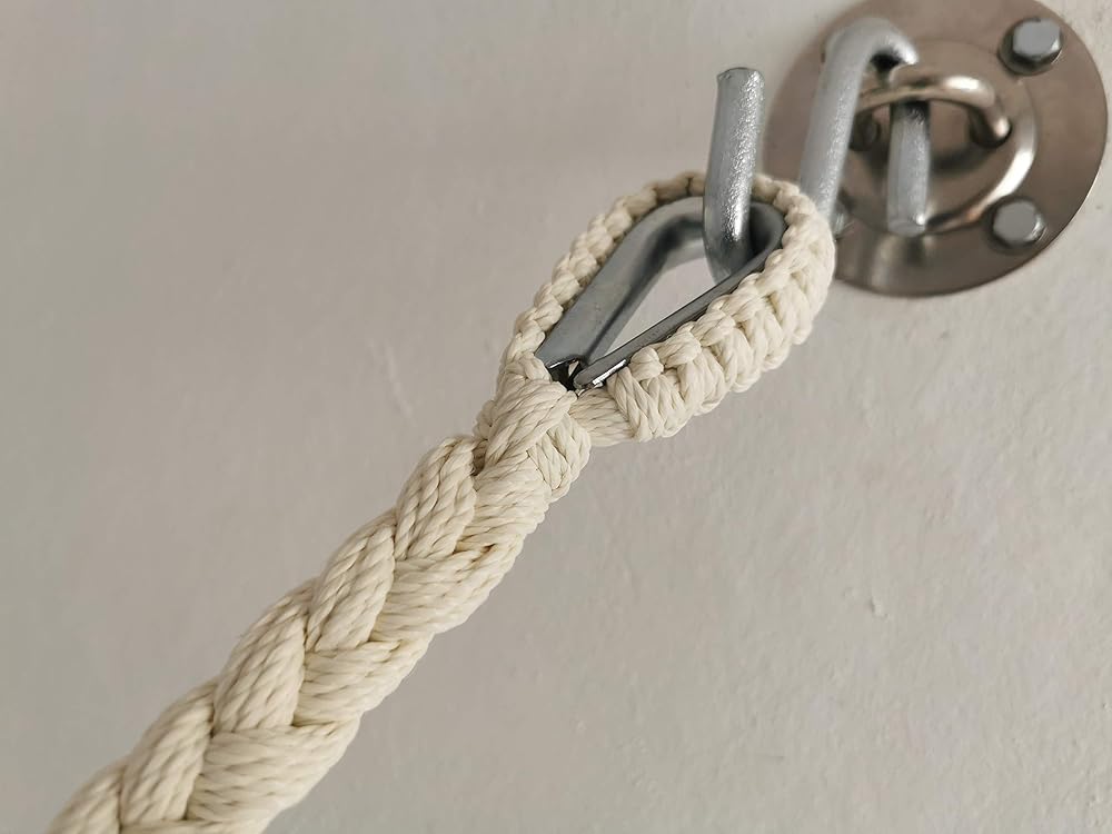 Sogas Para Hamaca con Argolla y Guardacabos (1 Par): Amazon.com.mx