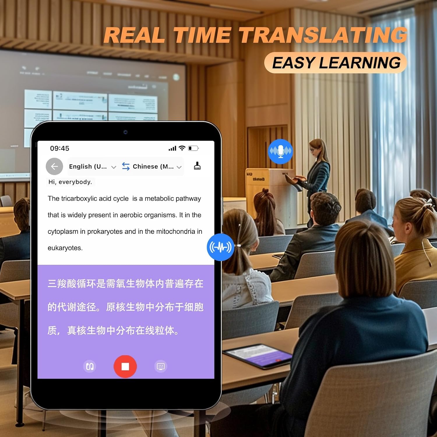 Translation Earbuds Real Time, Ai Translator Earbuds, Earpiece Earbud Translator, Language Translating Earbuds Translation Wireless Bluetooth Earphones Translation Headphones With Program (M70 Beige)