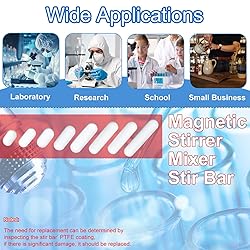 8PCS PTFE Magnetic Stir Bar Set for Magnetic