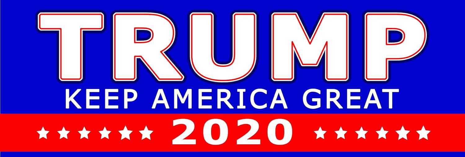 Trump Keep America Great Bumper Sticker Politische Wahl Autoaufkleber Amazon De Kuche Haushalt