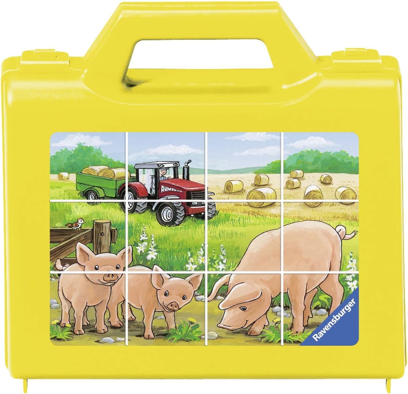 Ravensburger Children's Puzzle Cubes – 07471 – Farm Animals – 12 Cubes