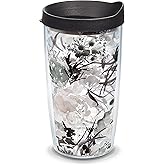Tervis Kelly Ventura - Shade Blooms Made in USA Double Walled Insulated Tumbler Travel Cup Keeps Drinks Cold & Hot, 16oz, Classic