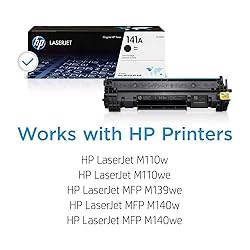 HP 141A Black Toner Cartridge for HP Printers