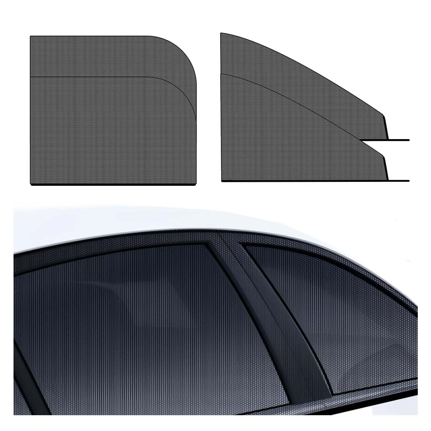 Photo 1 of ****PARTIAL SET**** 4Pcs Car Side Window Shades, Window Sun Shades for Camping, Baby, SUV Privacy (2Front+2Rear)