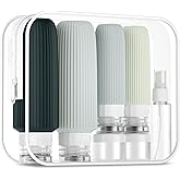 Mrsdry 16 Pack Travel Bottles for Toiletries, Large 6oz Silicone Travel Containers, Leak Proof Refillable Liquid Shampoo And Conditioner Travel Essentials