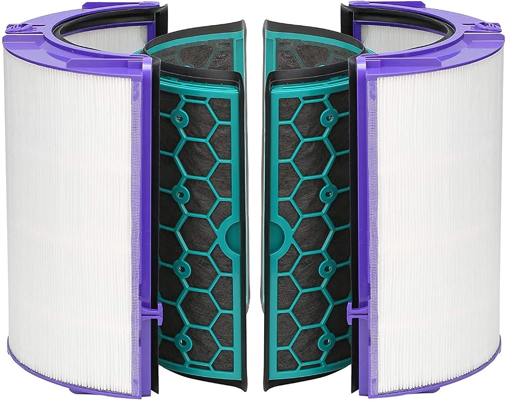 Spares2go 360° Glass HEPA + Activated Carbon Filter for Dyson Pure Cool DP04