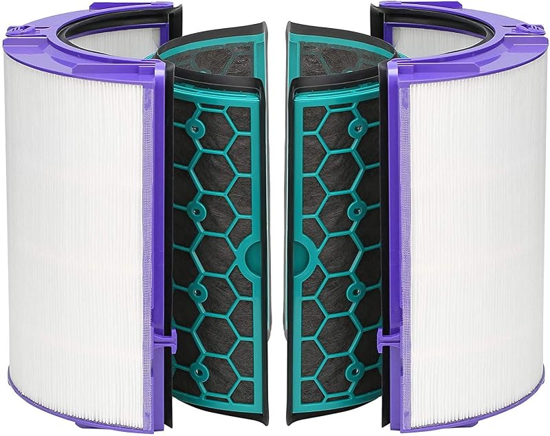 Spares2go 360° Glass HEPA + Activated Carbon Filter for Dyson Pure Cool DP04
